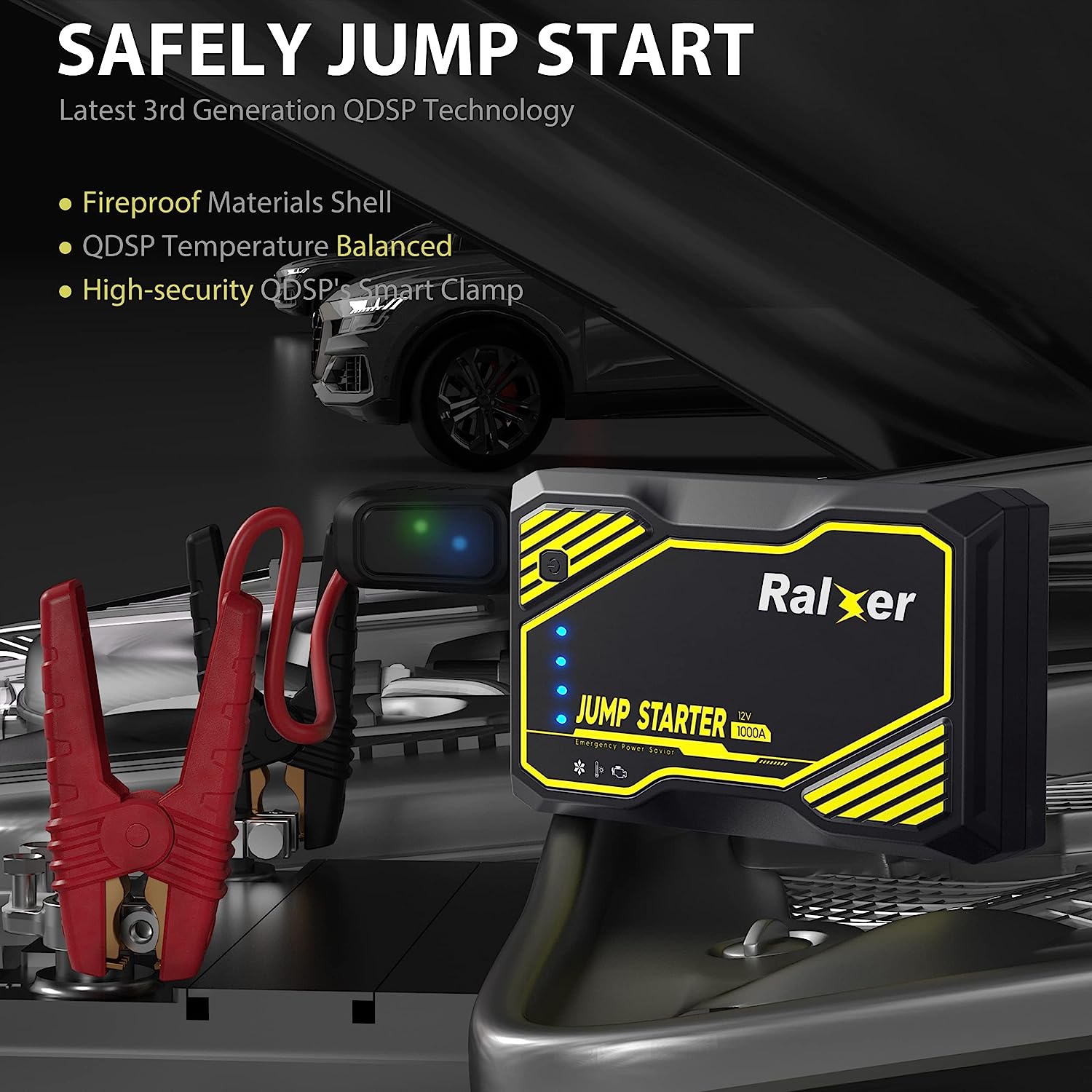 RALXER 1600A Peak Portable Car Jump Starter – Ralxer